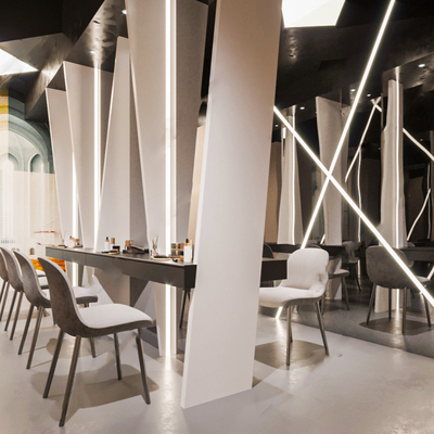  现代美妆店su模型 