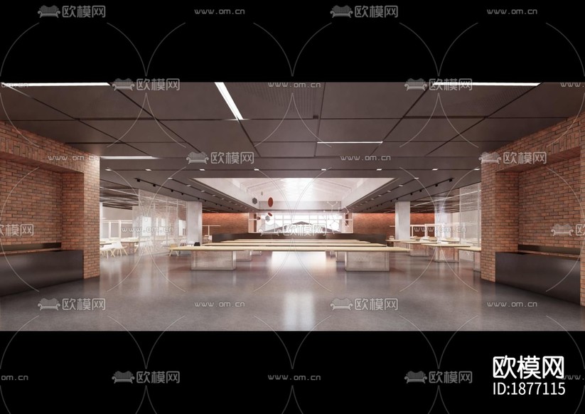 學(xué)校cad施工圖下載(渲染圖2)