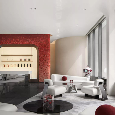 零次方空间设计 现代售楼处洽谈区