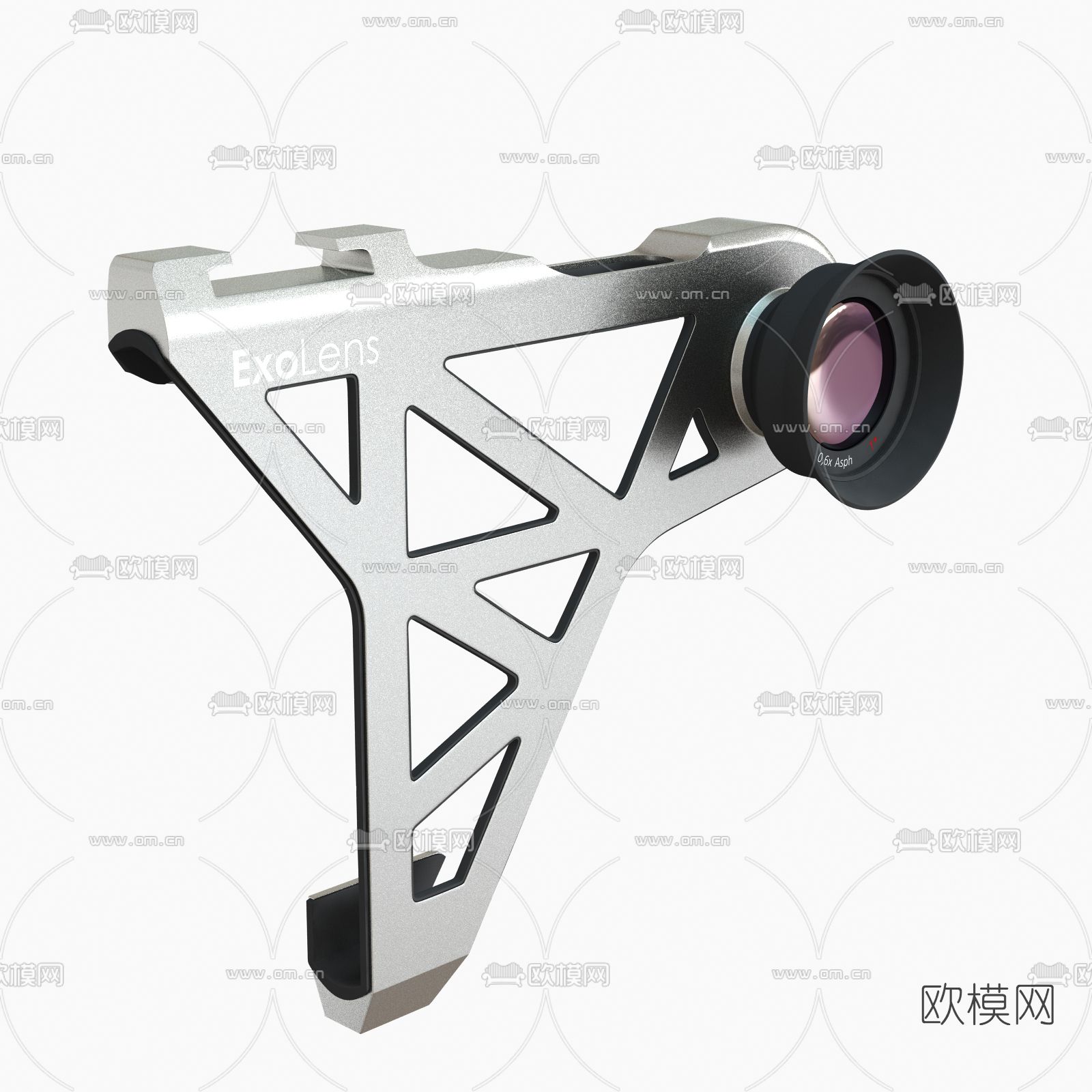 现代手机外置镜头免费3d模型下载