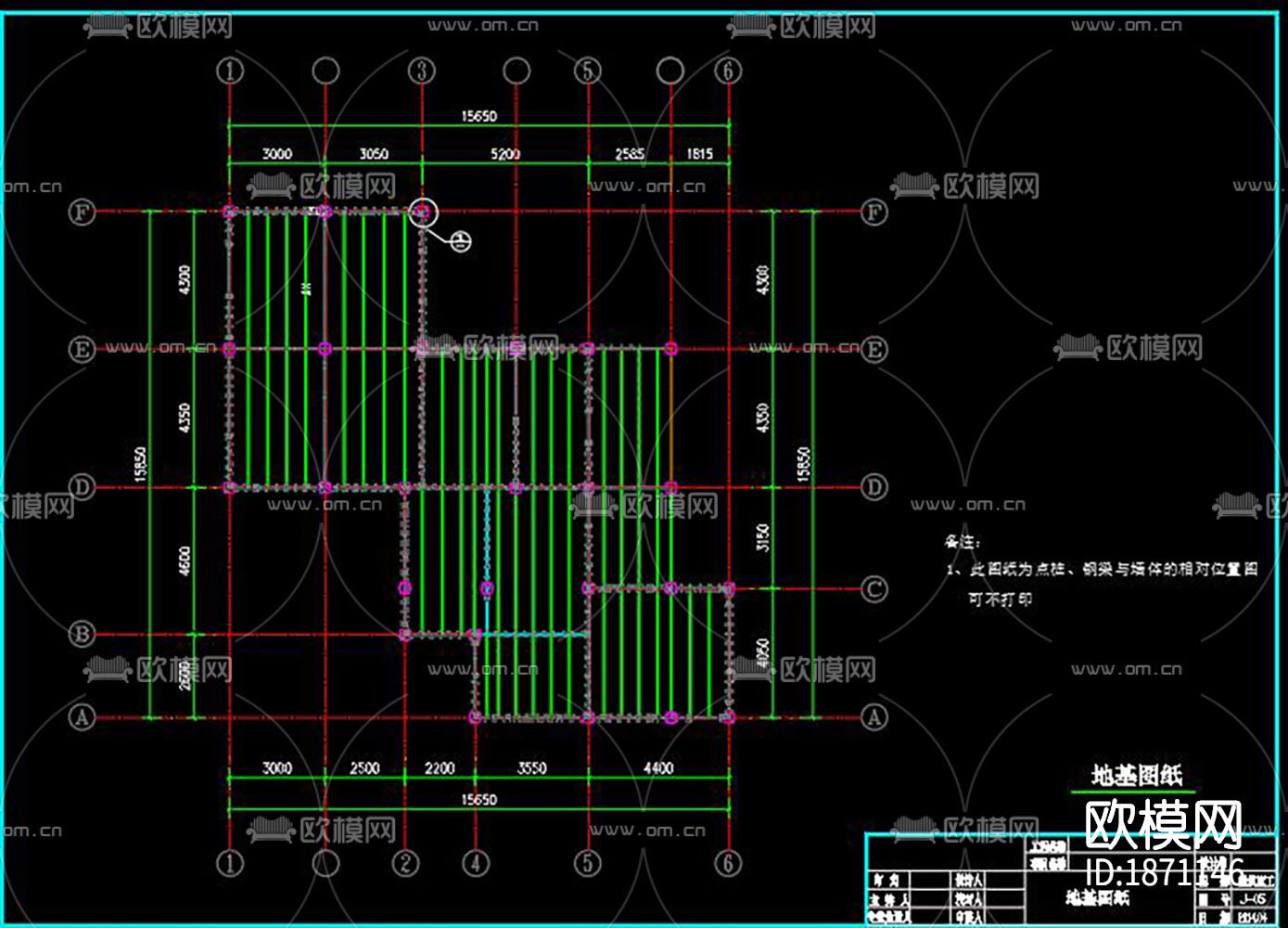 薄壁轻钢住宅cad节点大样图下载（渲染图7）