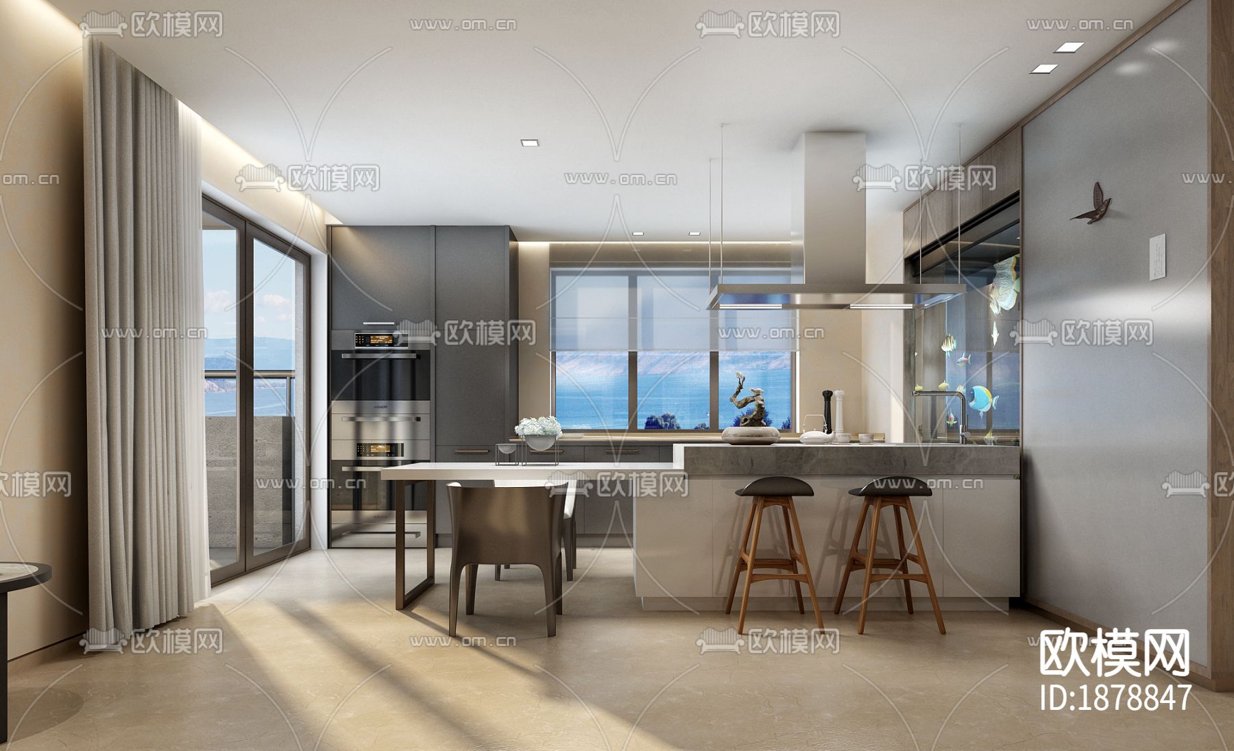 家装cad施工图下载（渲染图2）