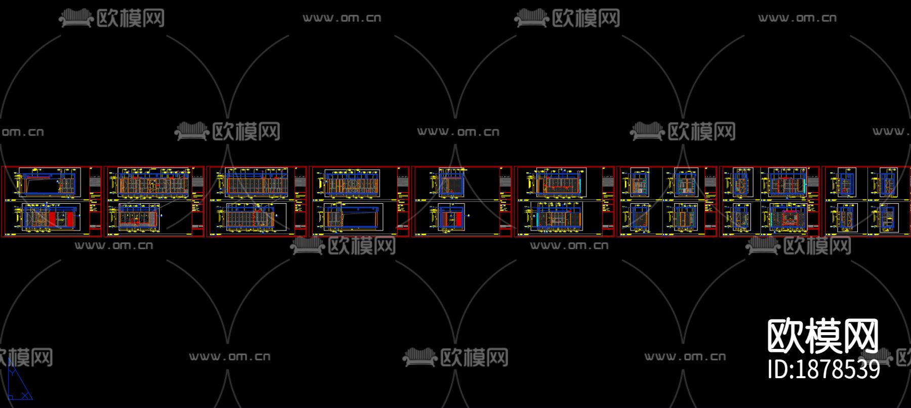 家居住宅cad施工图下载（渲染图5）
