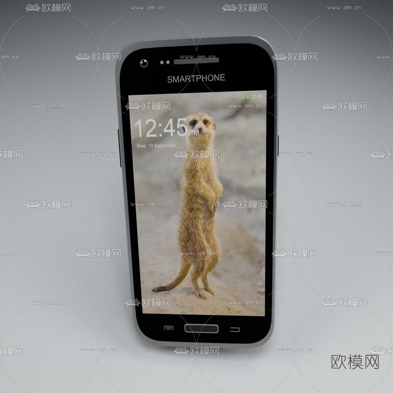 现代智能手机免费3d模型下载
