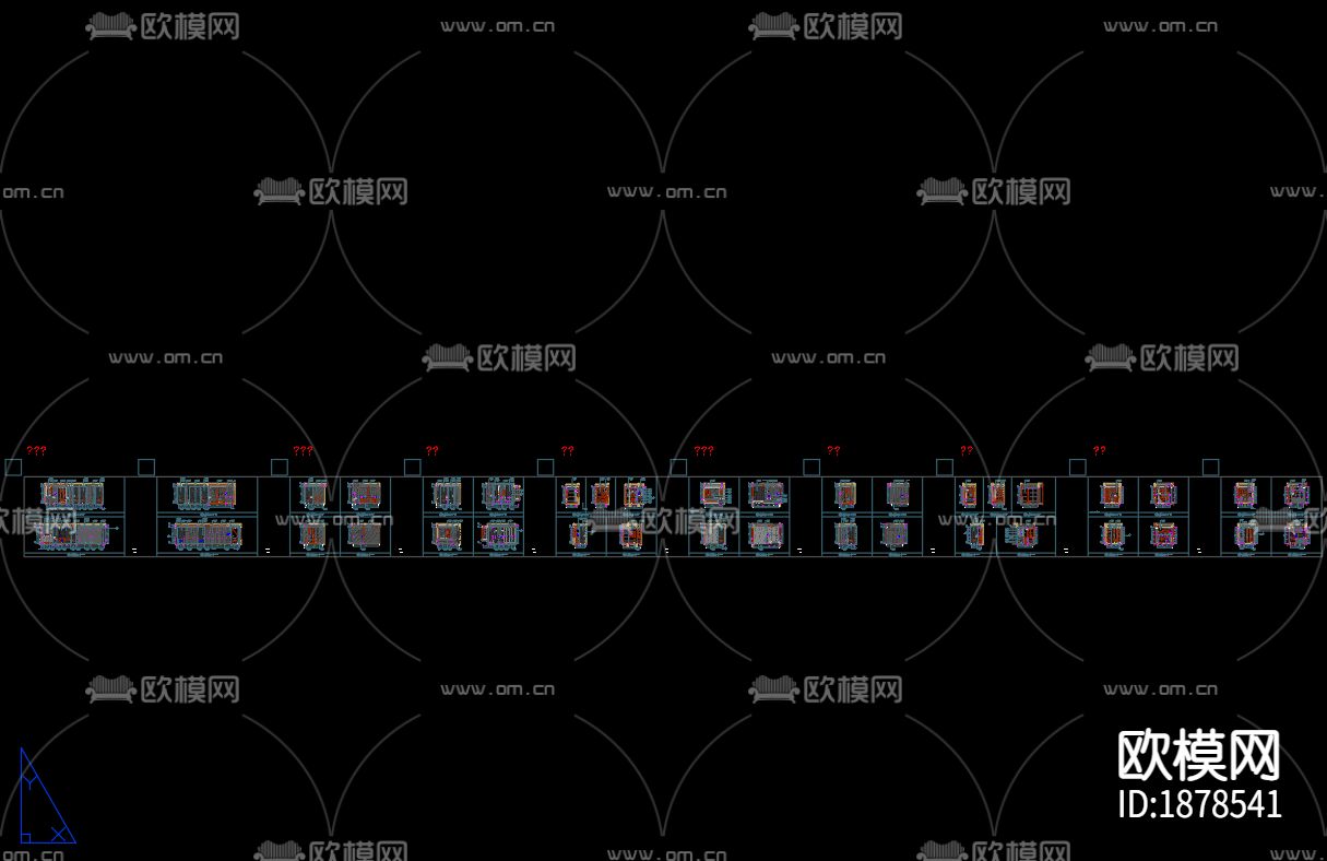 家居住宅cad施工图下载（渲染图3）