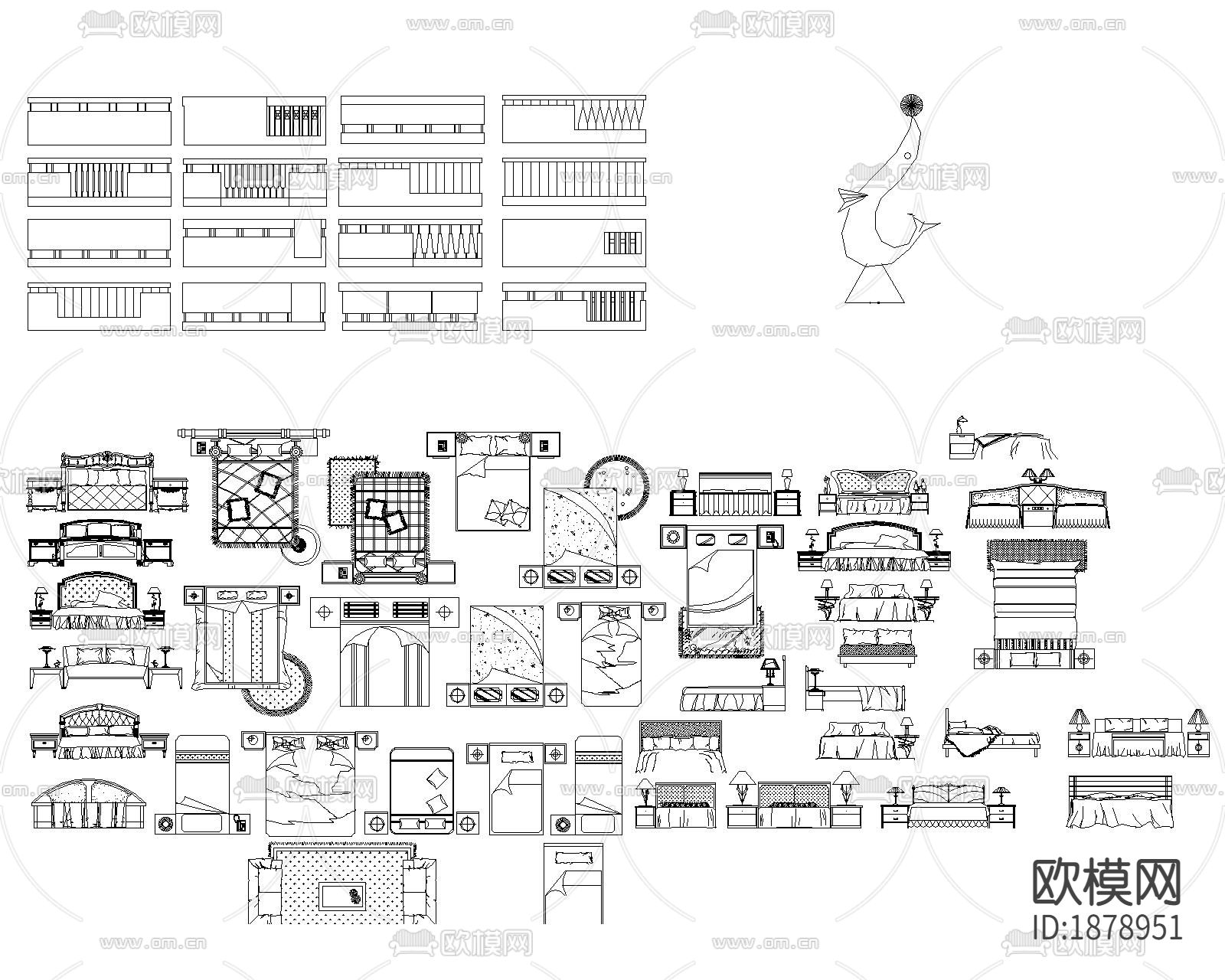 总平cad图库下载（渲染图2）