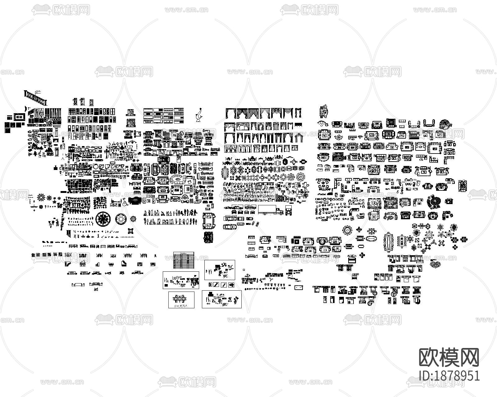 总平cad图库下载（渲染图8）