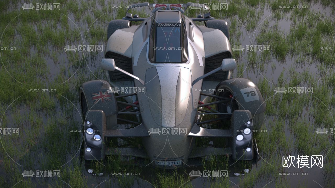 现代跑车免费3d模型下载