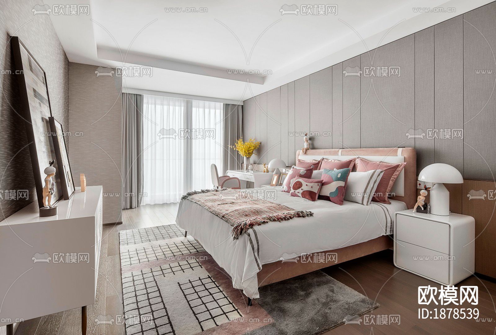 家居住宅cad施工图下载（渲染图9）