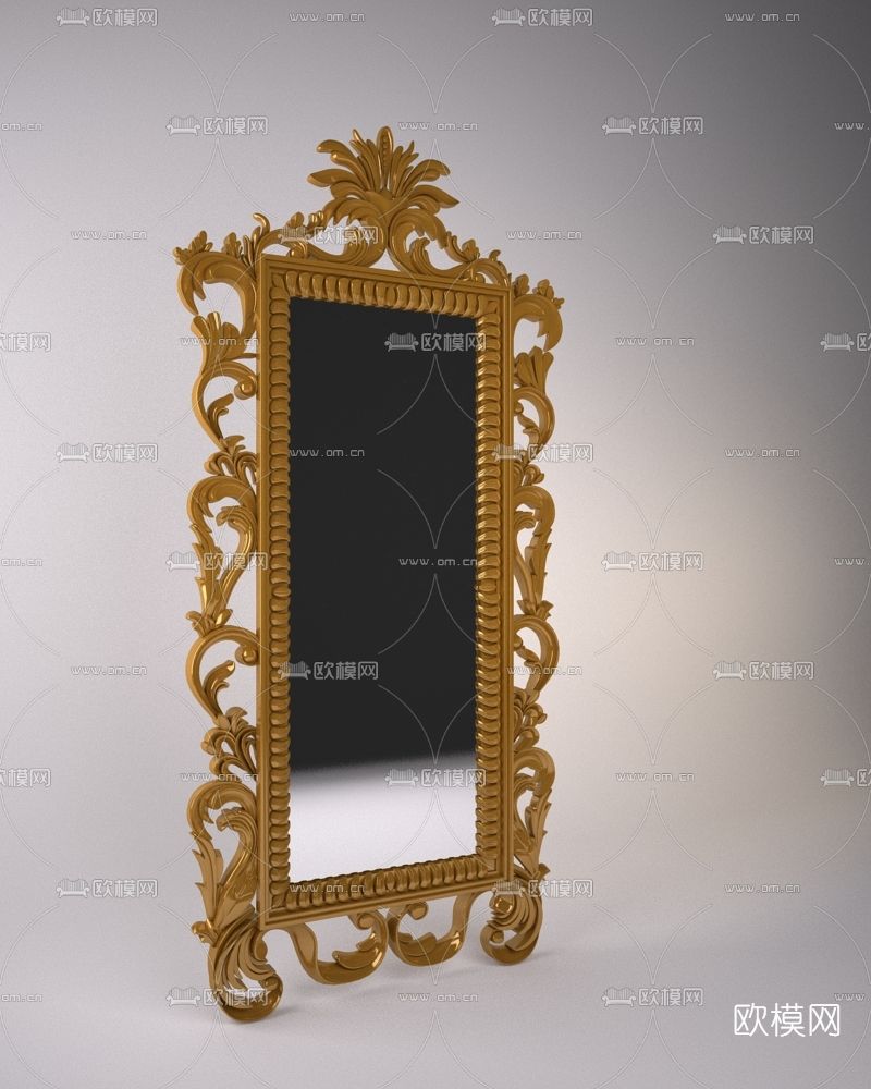 现代镜子免费3d模型下载