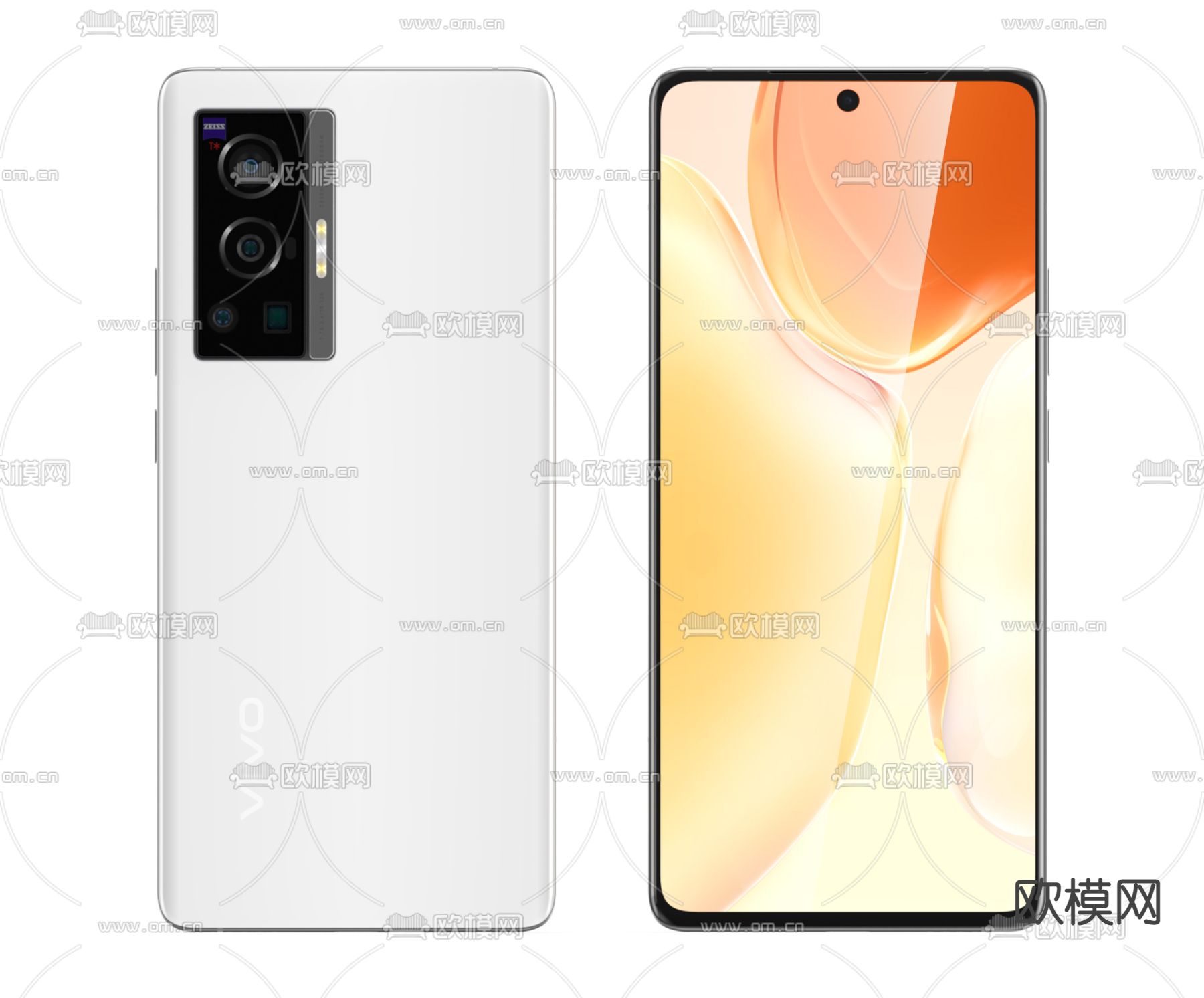 现代vivo手机3d模型