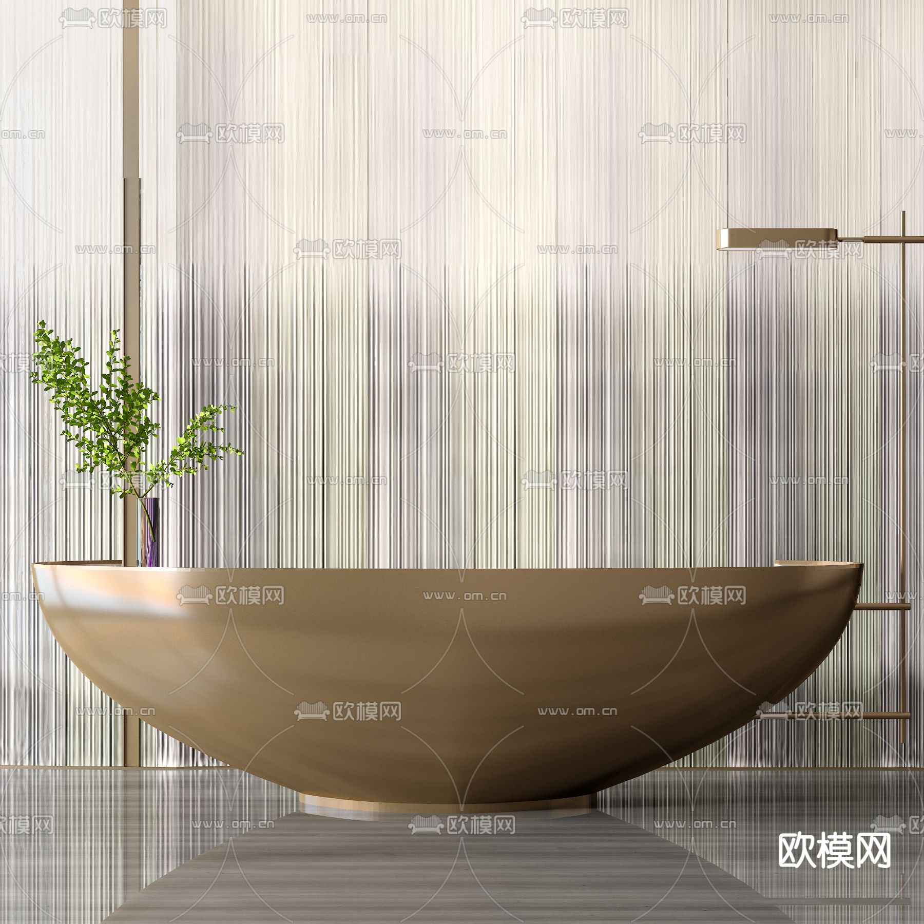 现代前台接待台3d模型下载