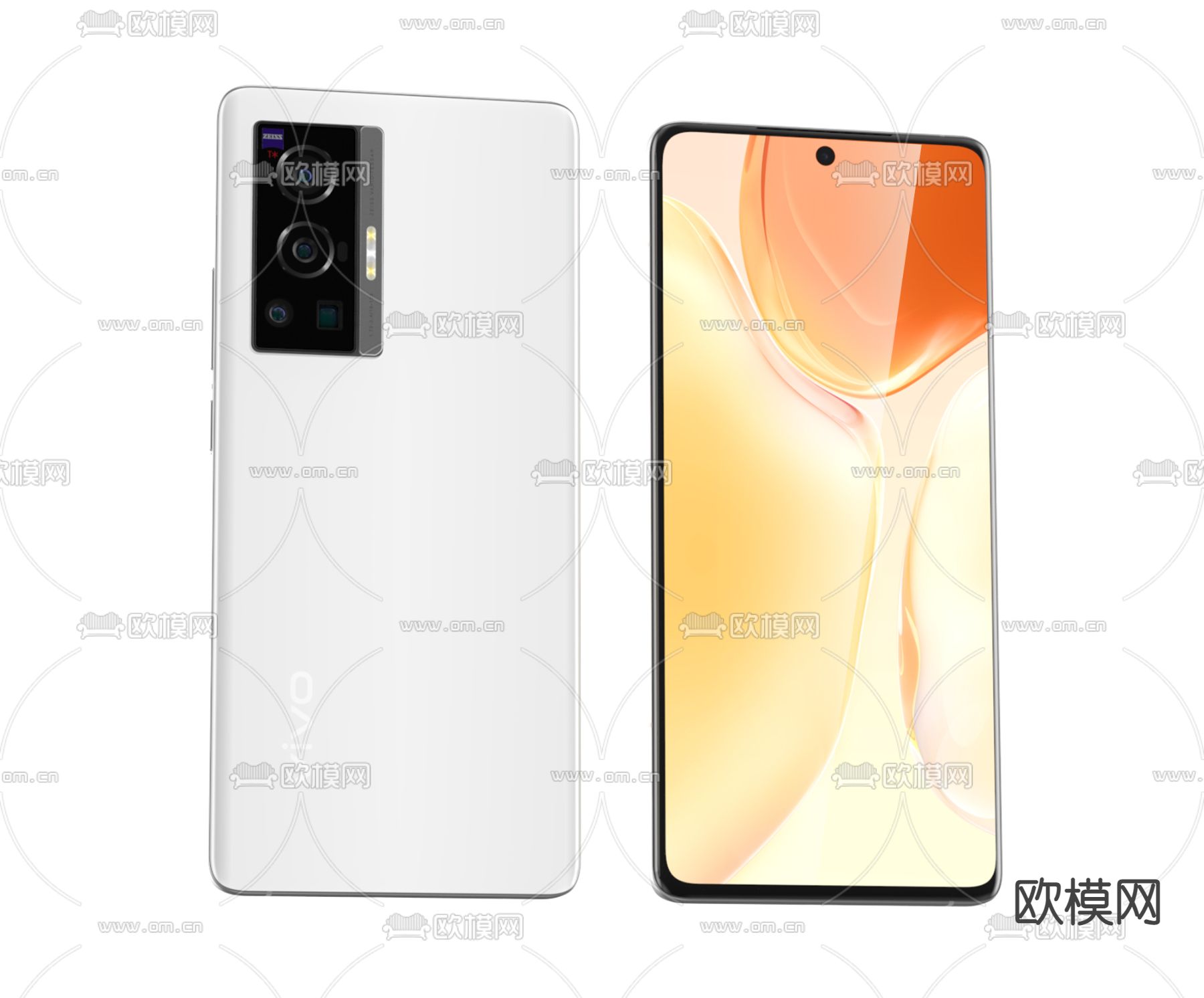 现代vivo手机3d模型