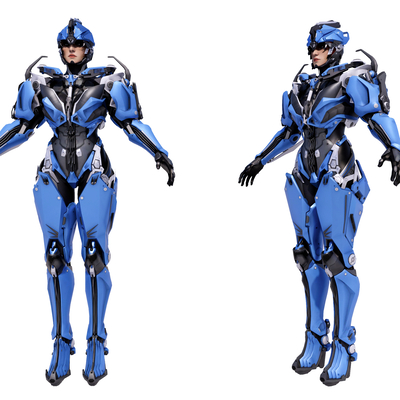  现代动漫人物角色su模型 