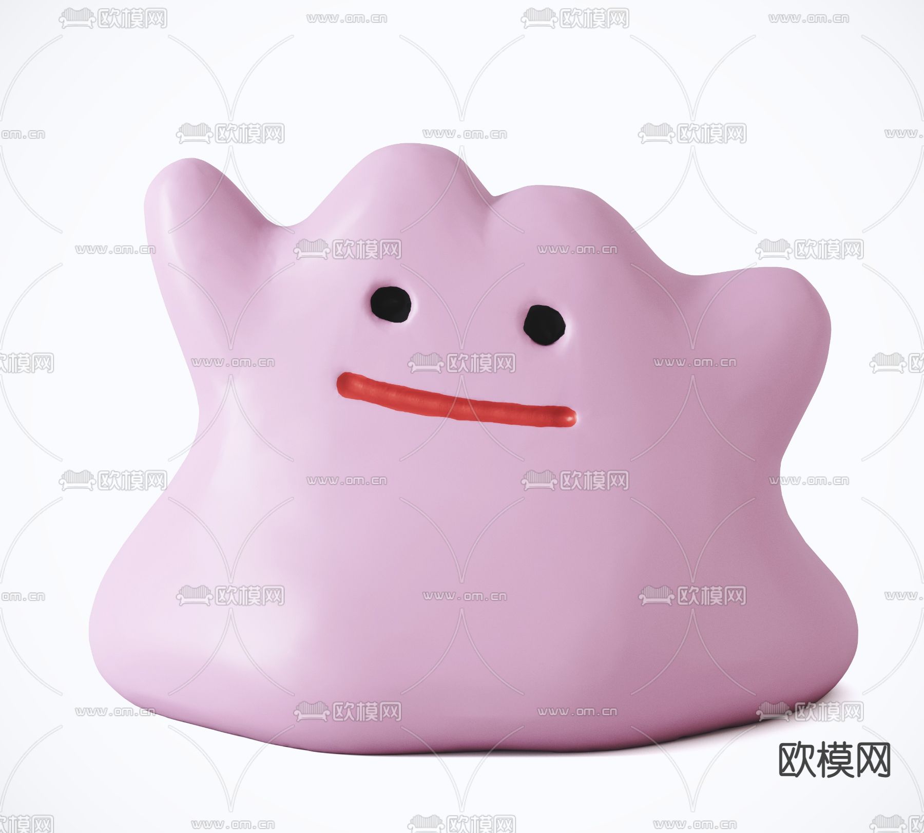 现代宠物小精灵百变怪手办3d模型下载