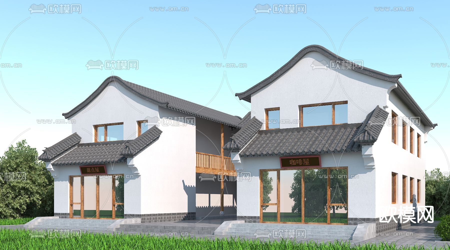 中式古建筑3d模型