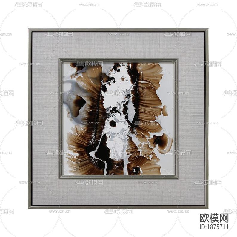 现代轻奢抽象装饰画