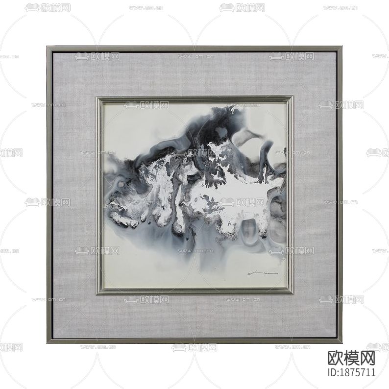 现代轻奢抽象装饰画