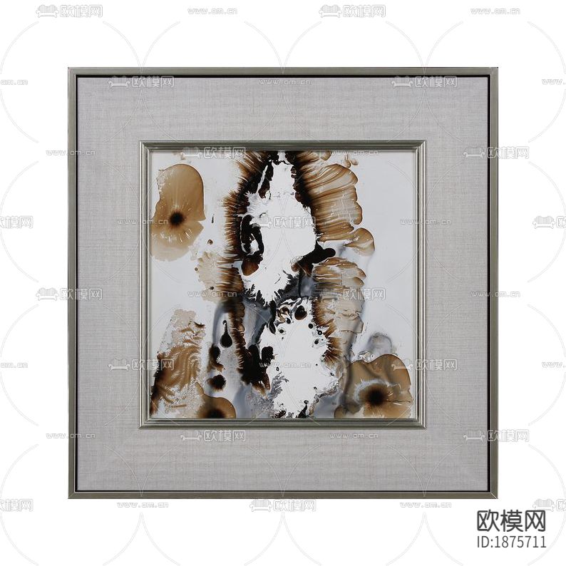 现代轻奢抽象装饰画