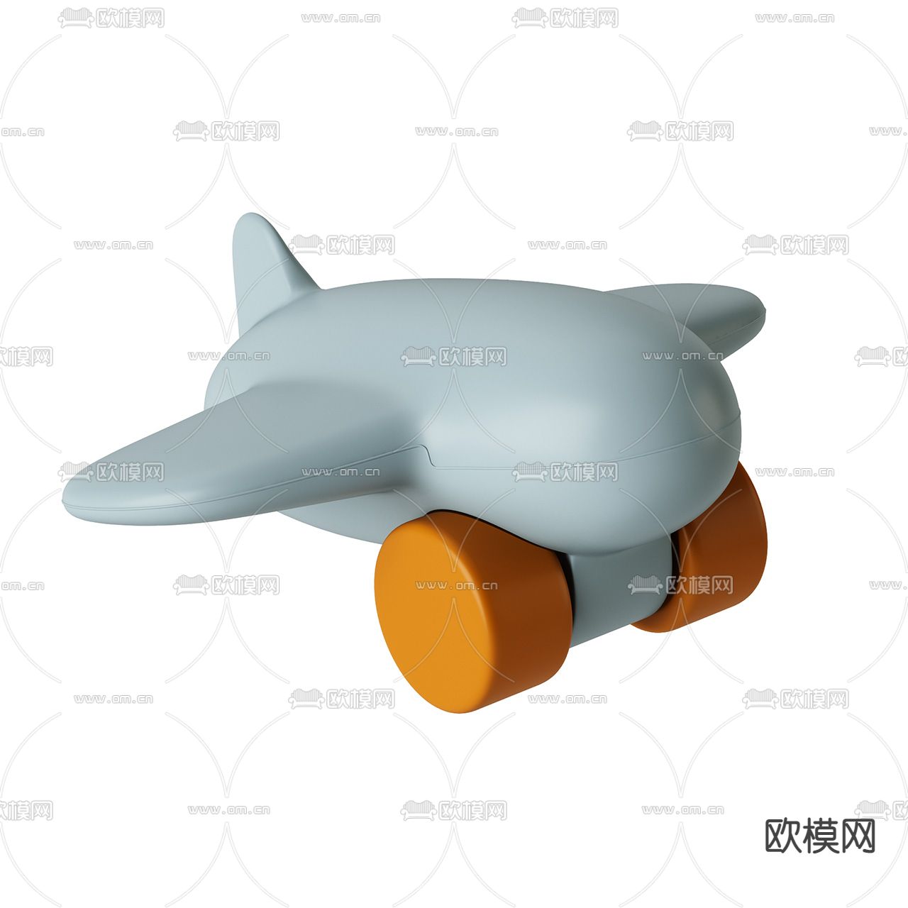 现代儿童玩具飞机3d模型