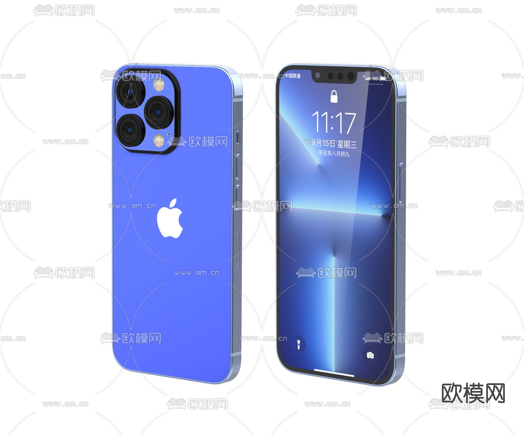 现代苹果手机3d模型