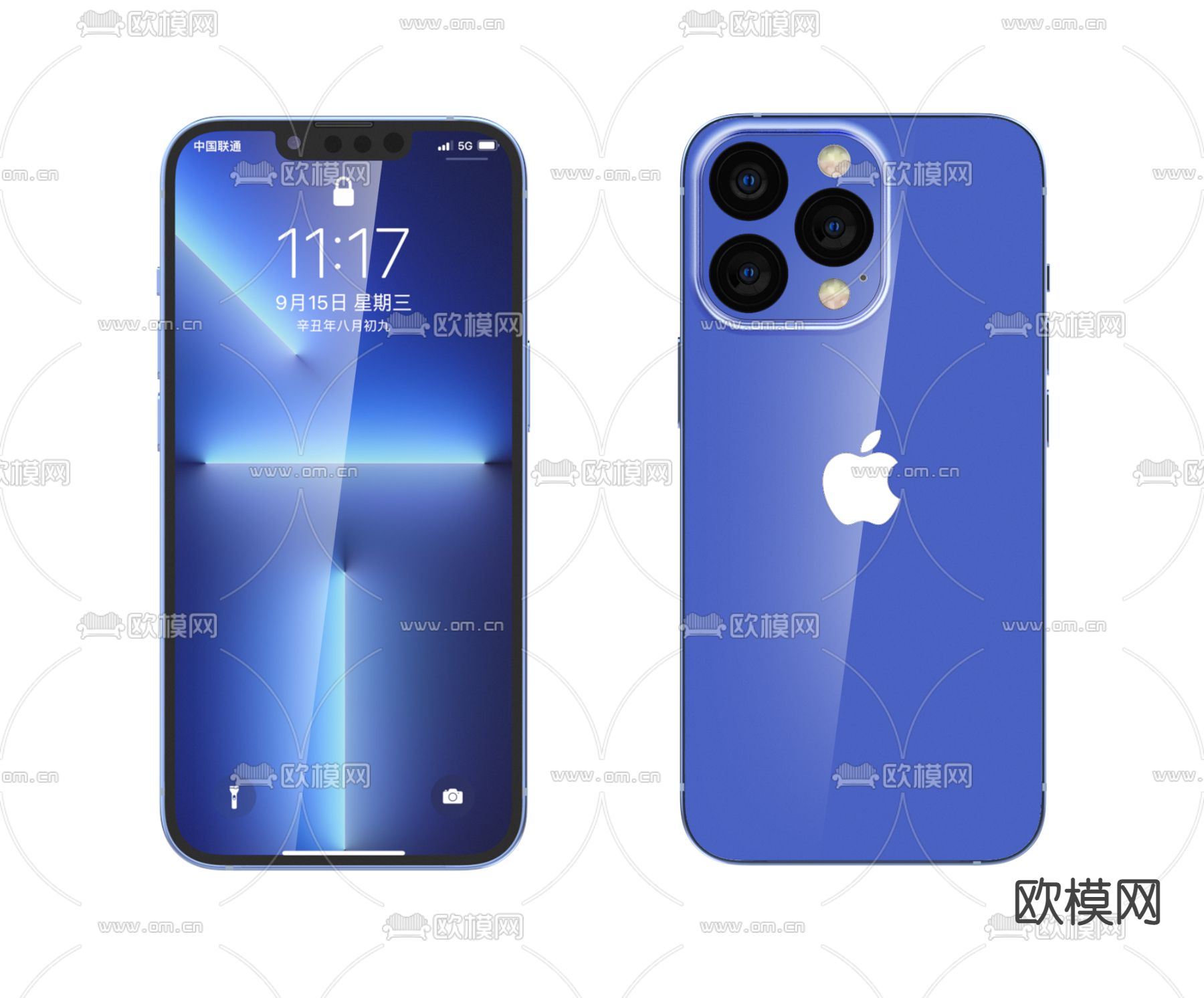 现代苹果手机3d模型