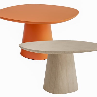 现代圆形餐桌su模型