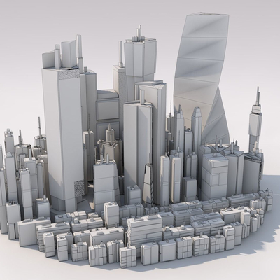 3d鸟瞰规划模型-建筑3d模型-3dmax模型免费下载-欧模网