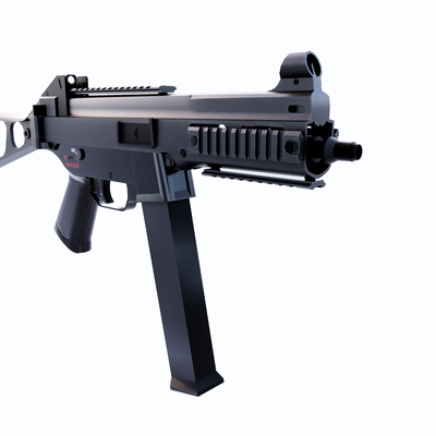  现代冲锋枪su模型 