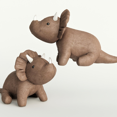  现代儿童恐龙玩具su模型 