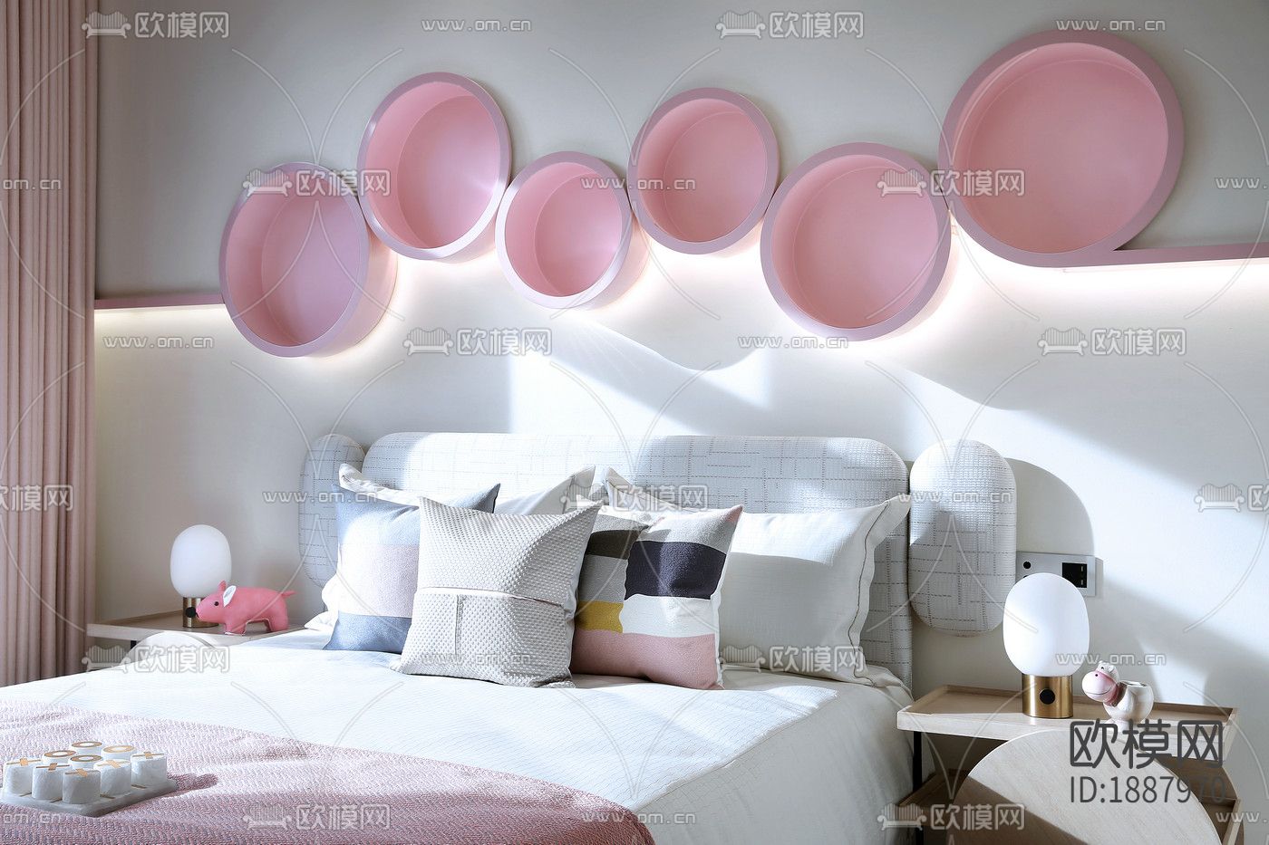 整装家居cad施工图下载（渲染图9）