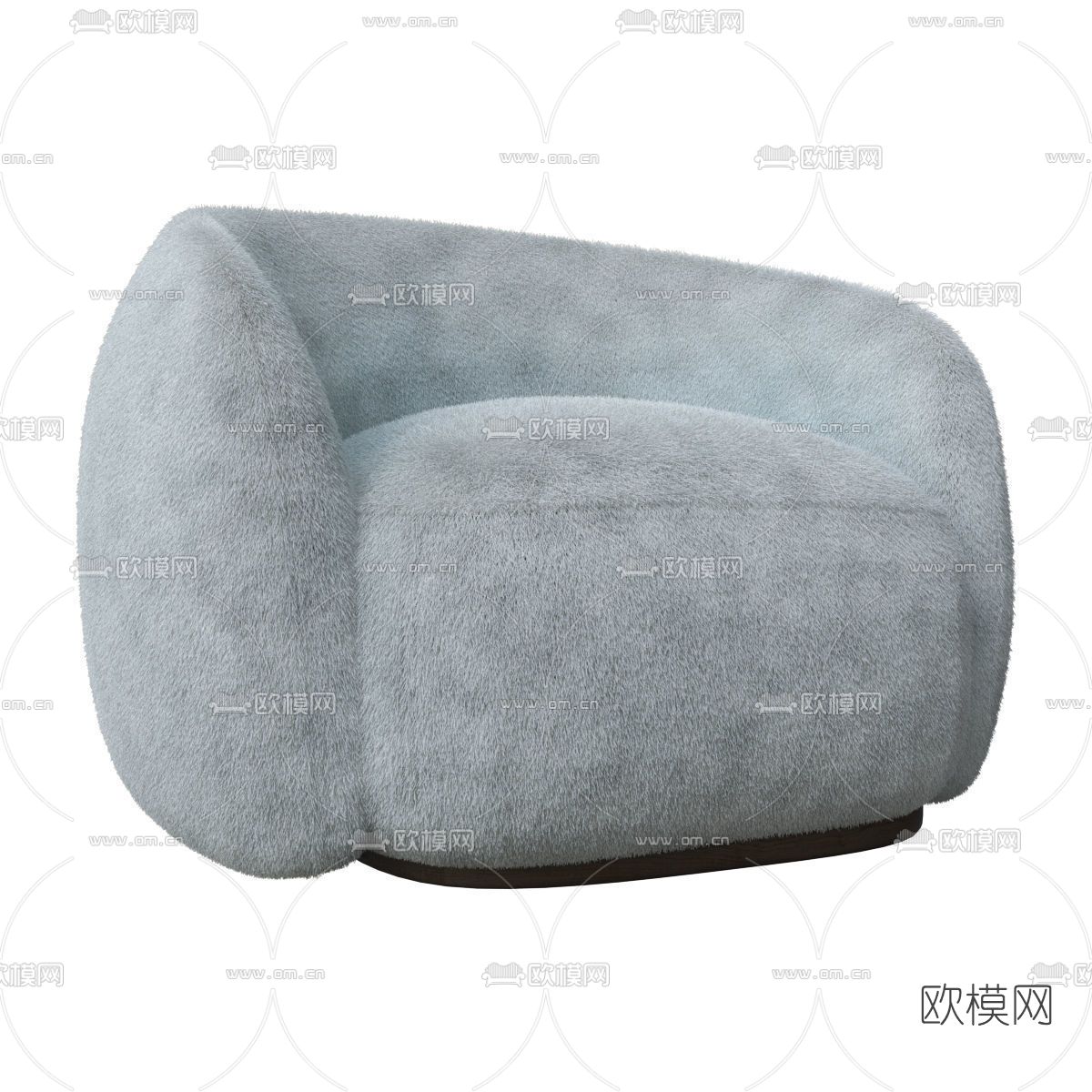 现代单人沙发免费3d模型下载