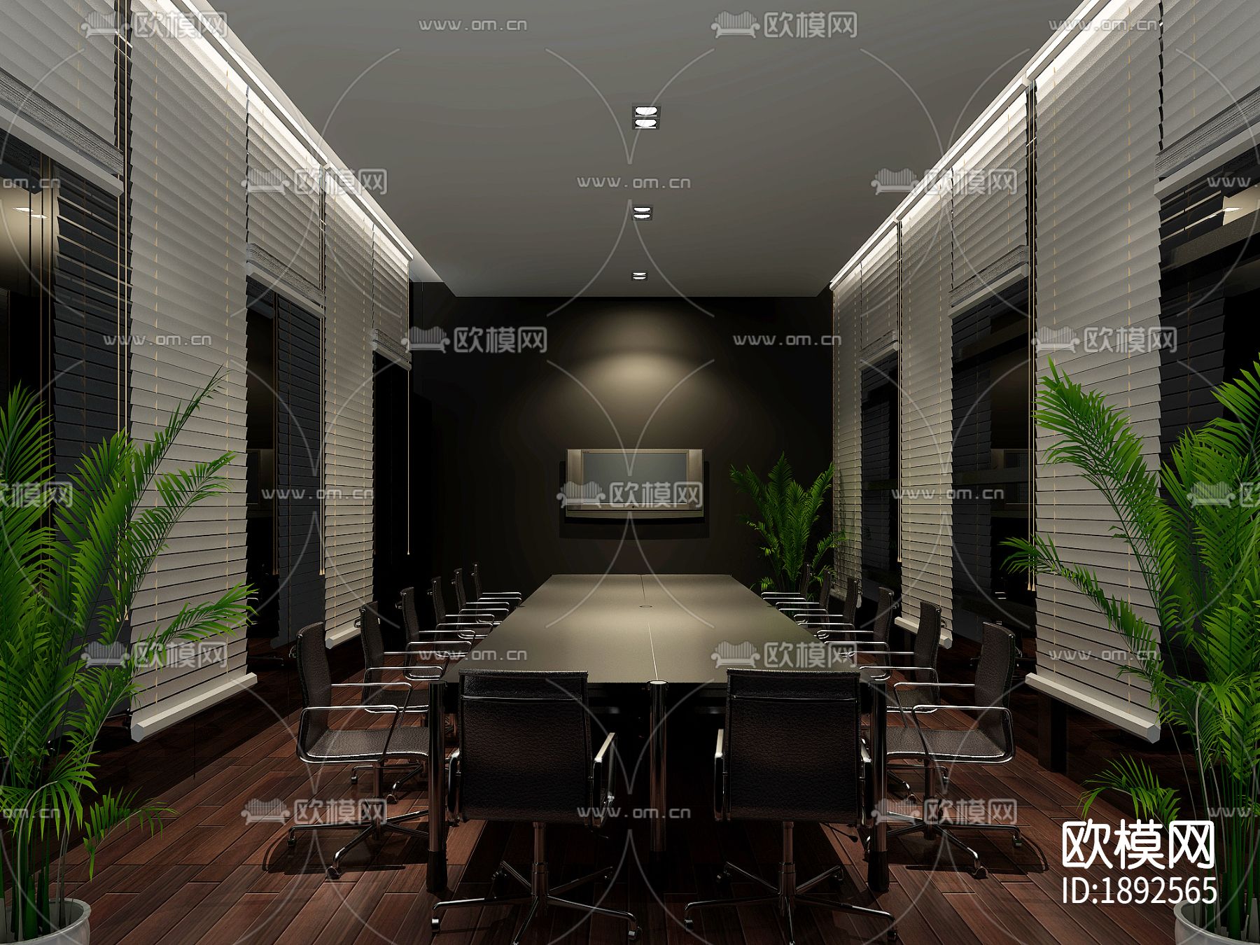 售楼处cad施工图下载（渲染图4）