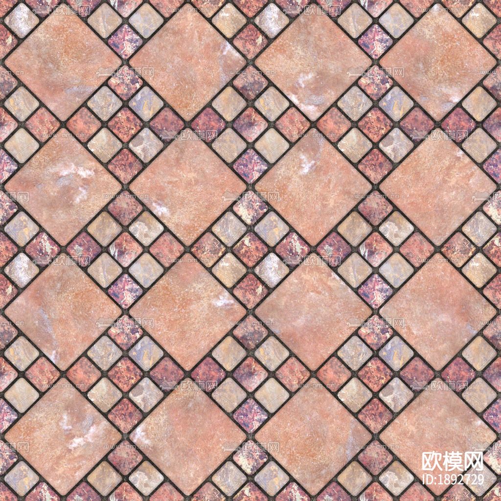 石材拼花下载（渲染图2）