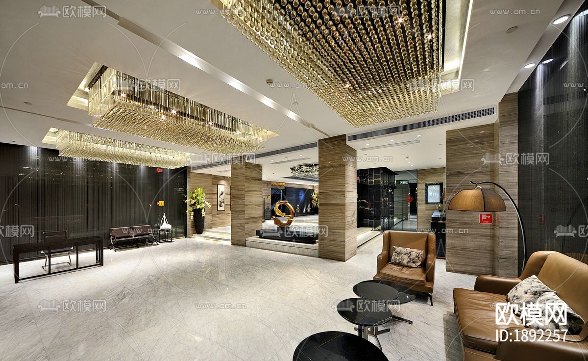 教育新濠酒店CAD施工图实拍图下载（渲染图5）