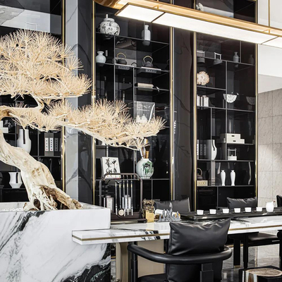 德坚设计 售楼处洽谈区