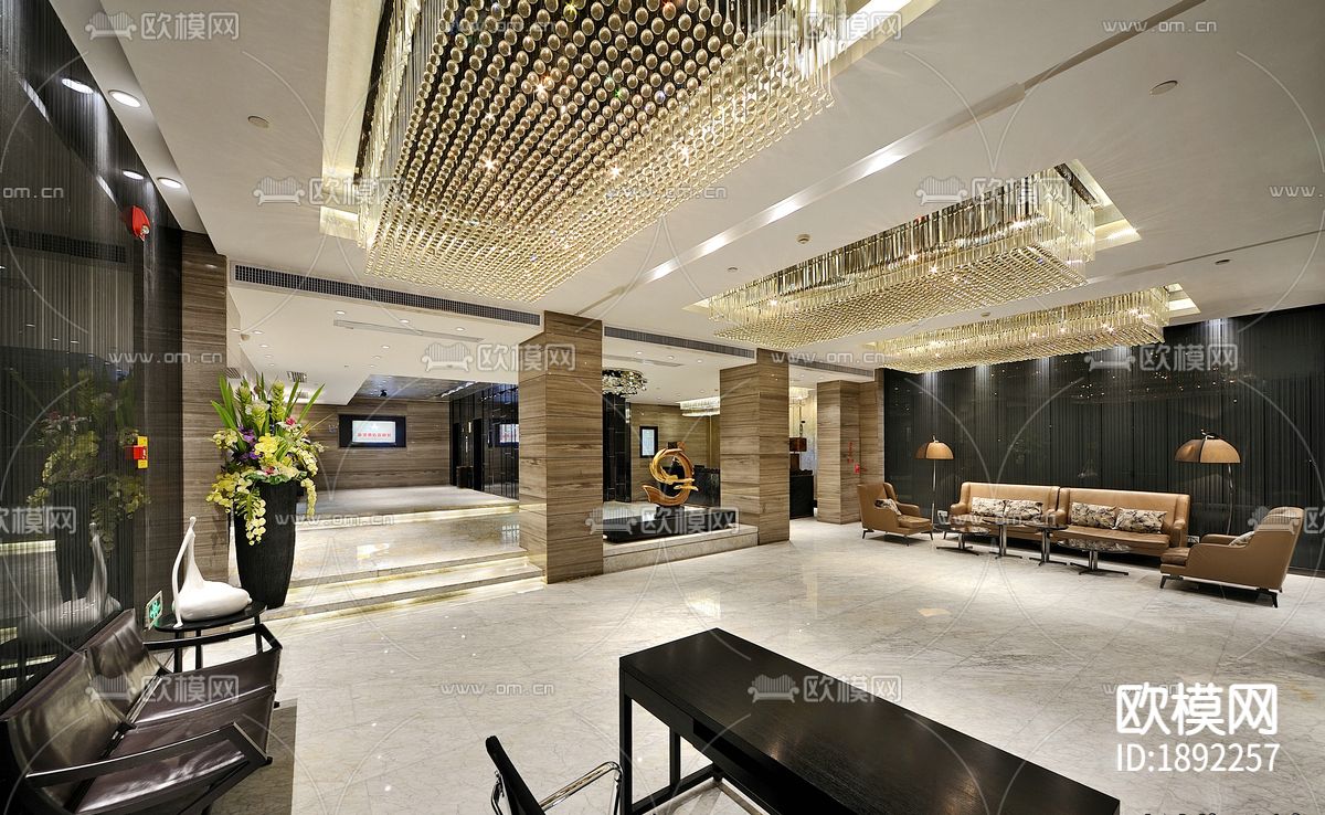 教育新濠酒店CAD施工图实拍图下载（渲染图7）