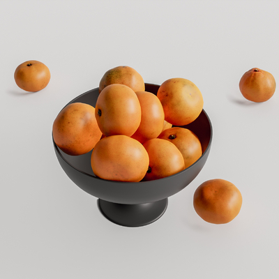  现代水果盘su模型 