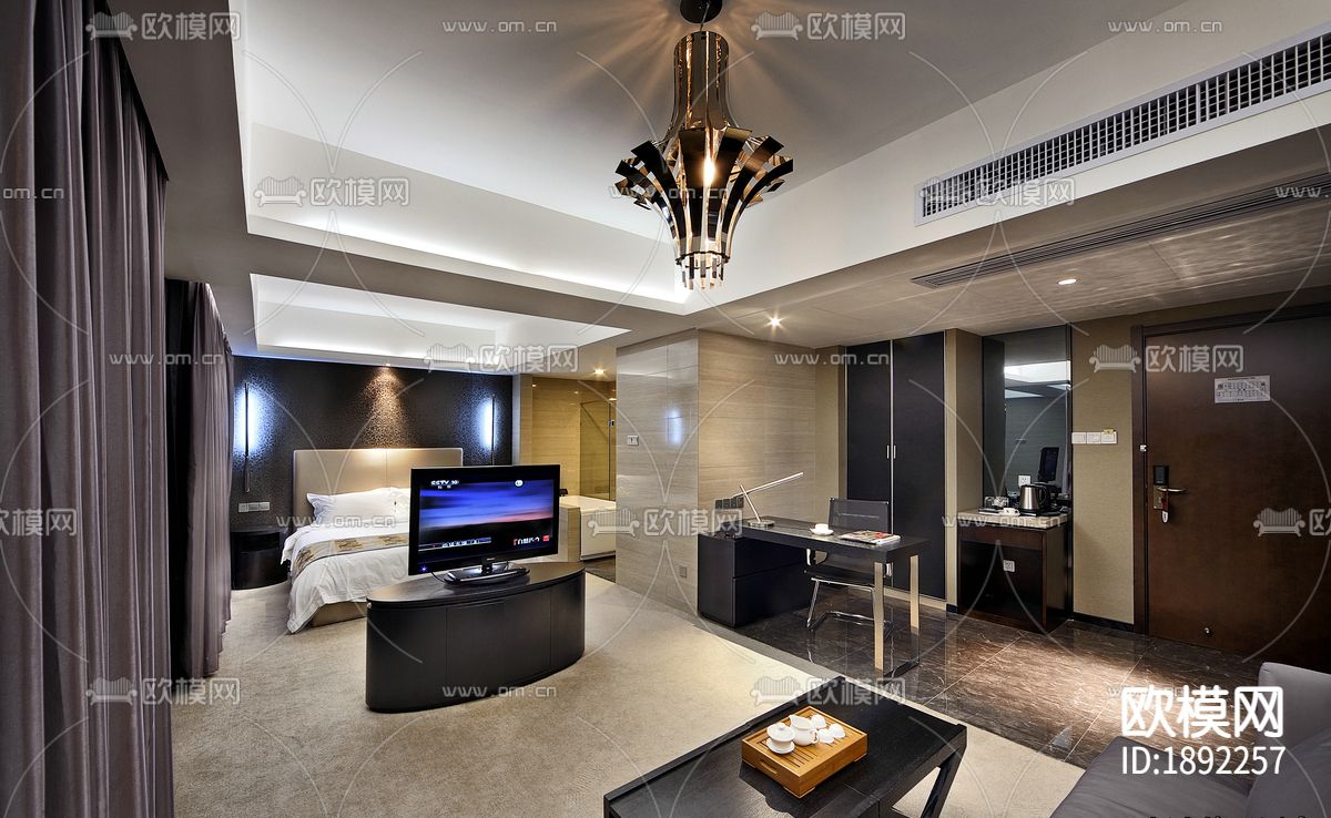 教育新濠酒店CAD施工图实拍图下载（渲染图2）