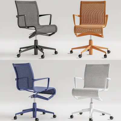 现代办公椅su模型