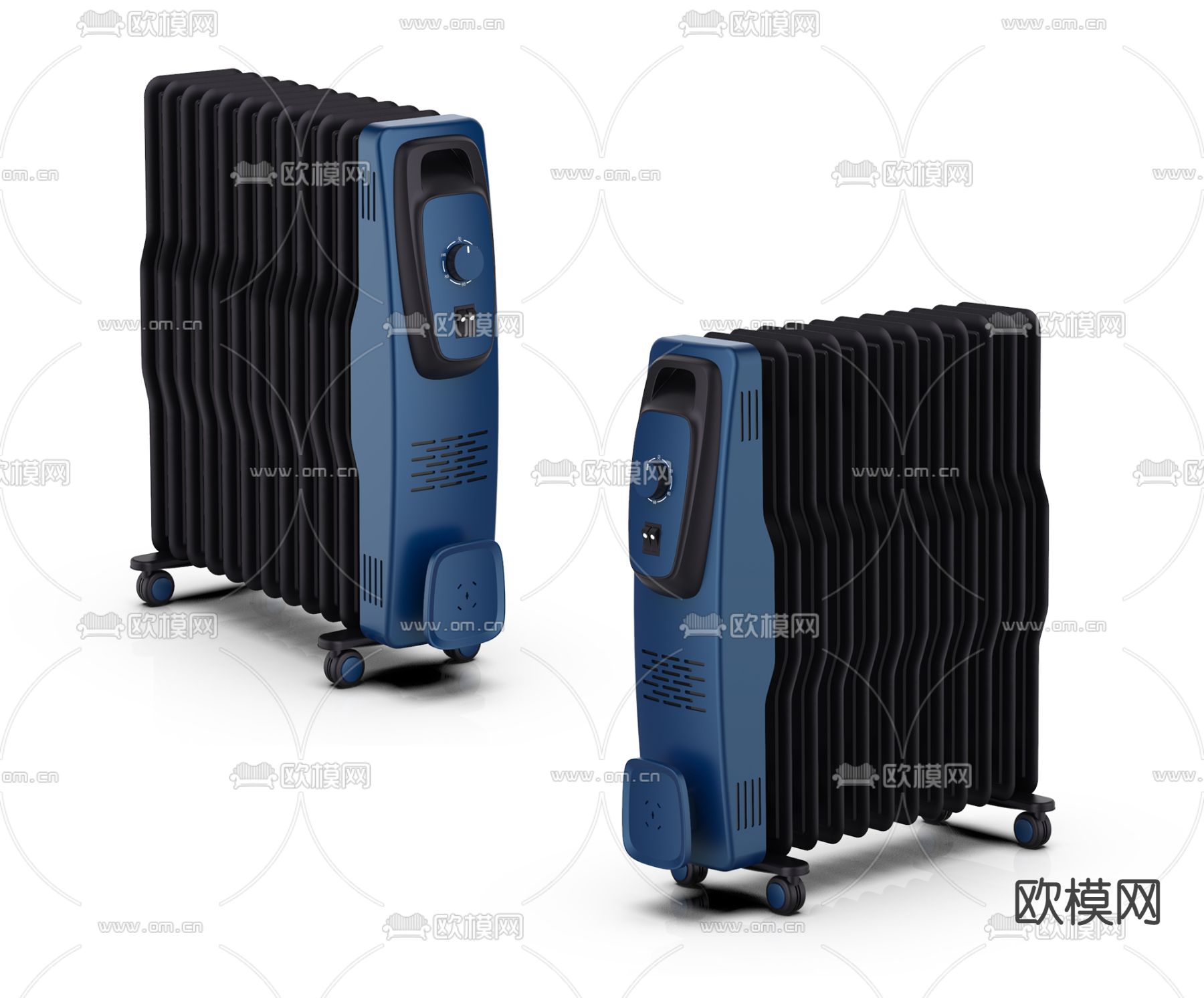 现代取暖器3d模型下载