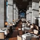 Kerry Hill Architects设计 现代酒店西餐厅3d模型