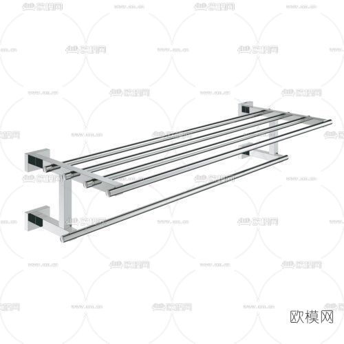 现代浴室壁架免费3d模型下载