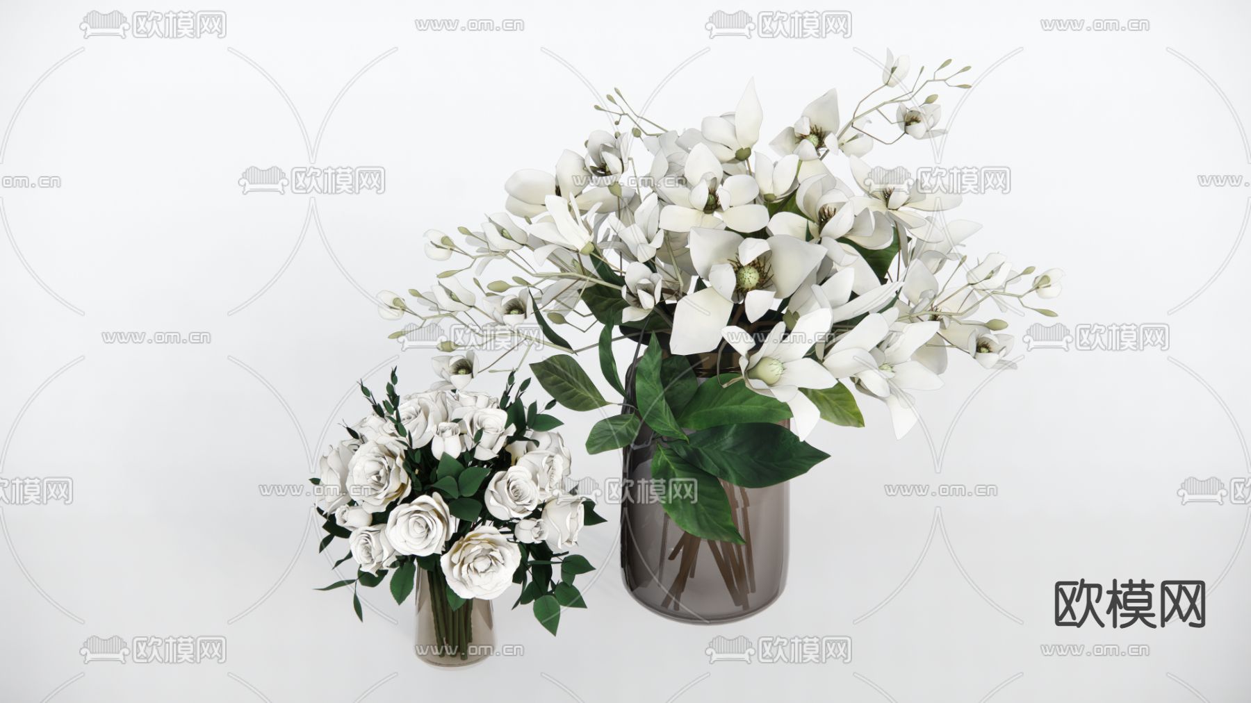 现代花瓶su模型下载（渲染图1）