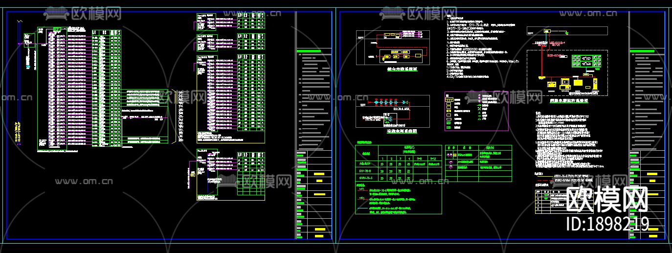 工装电气图机电图CAD施工图下载（渲染图3）