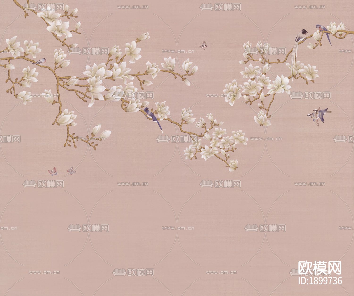 中式花鸟壁纸下载