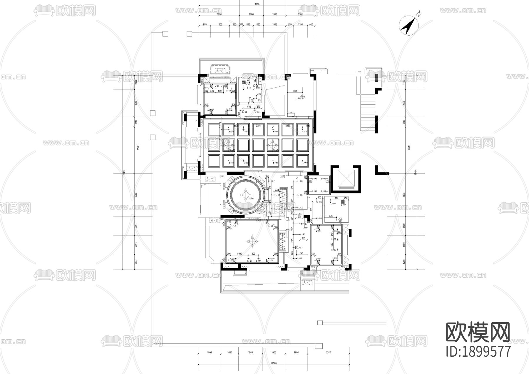 乡村施工图下载（渲染图1）
