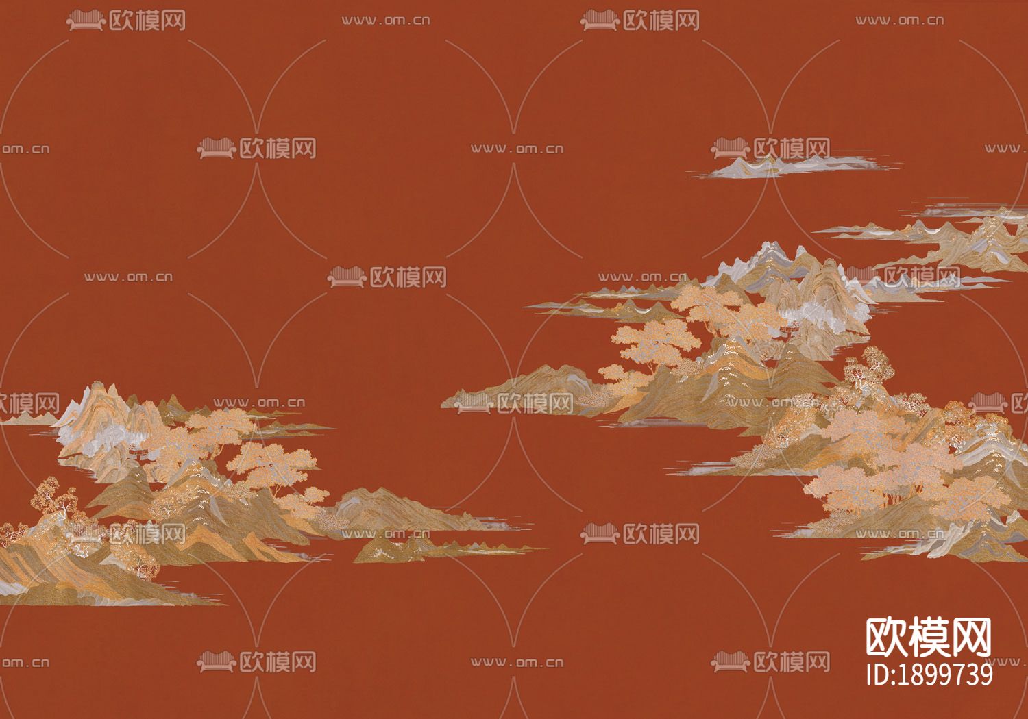 新中式金山壁纸下载