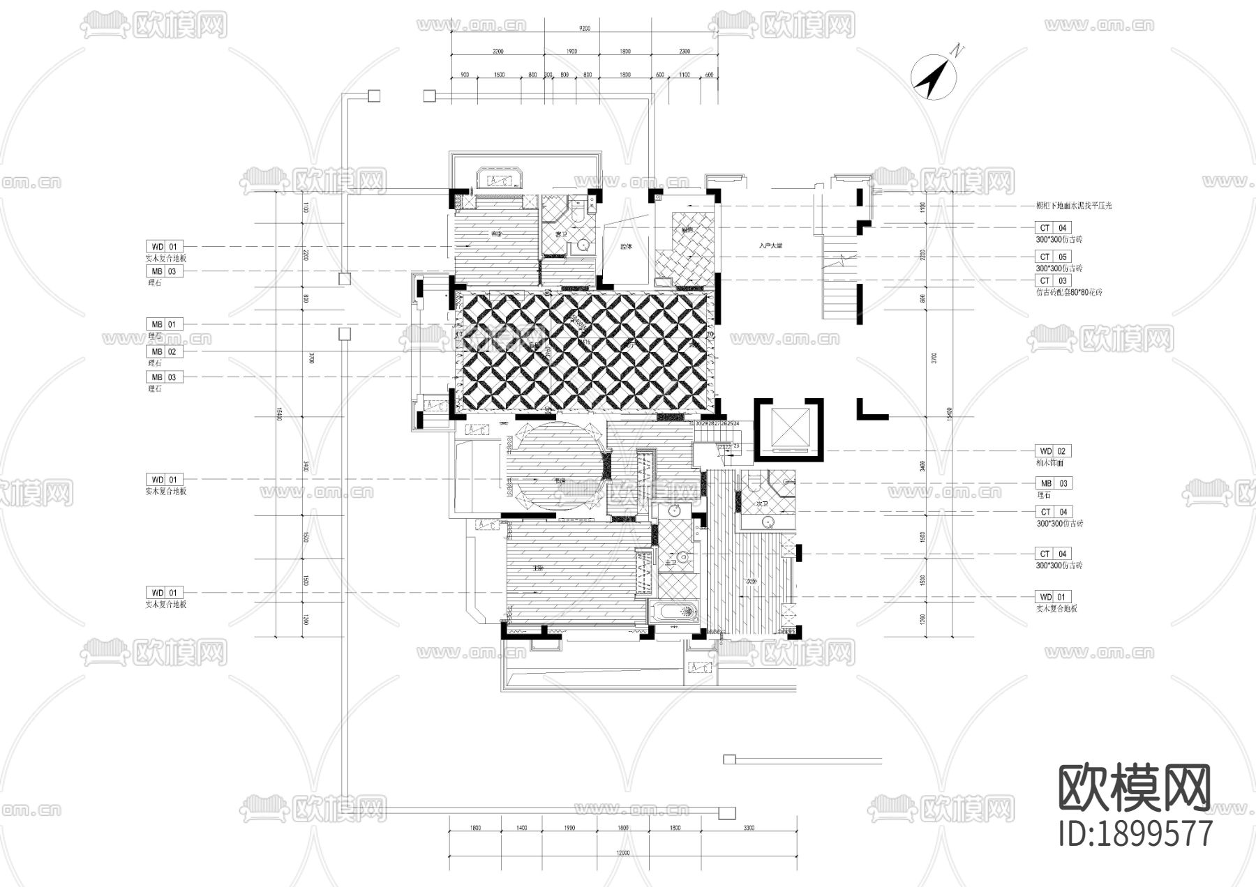 乡村施工图下载（渲染图5）