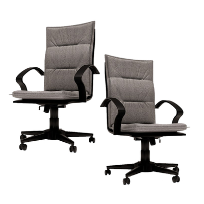  现代布艺办公椅su模型 